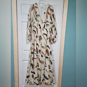 BANANA REPUBLIC Marta Cotton-Silk Maxi Dress